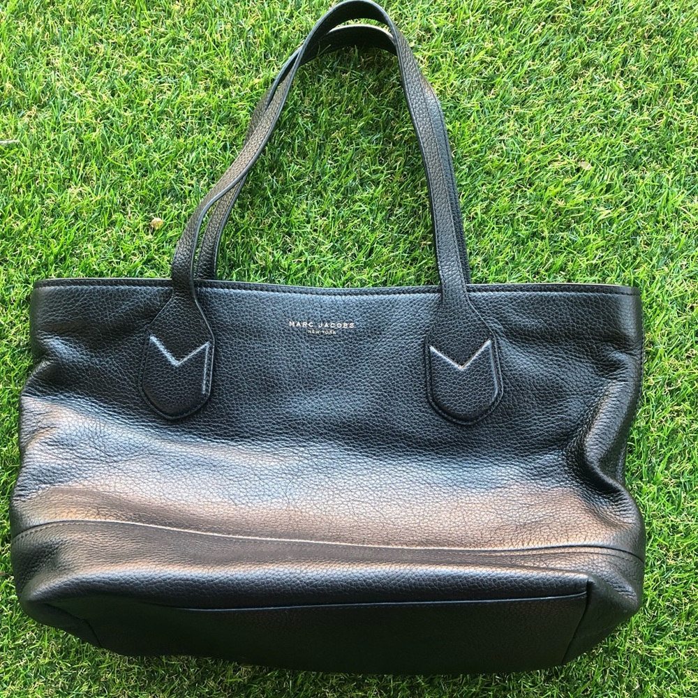 Marc Jacobs Black Leather Tote